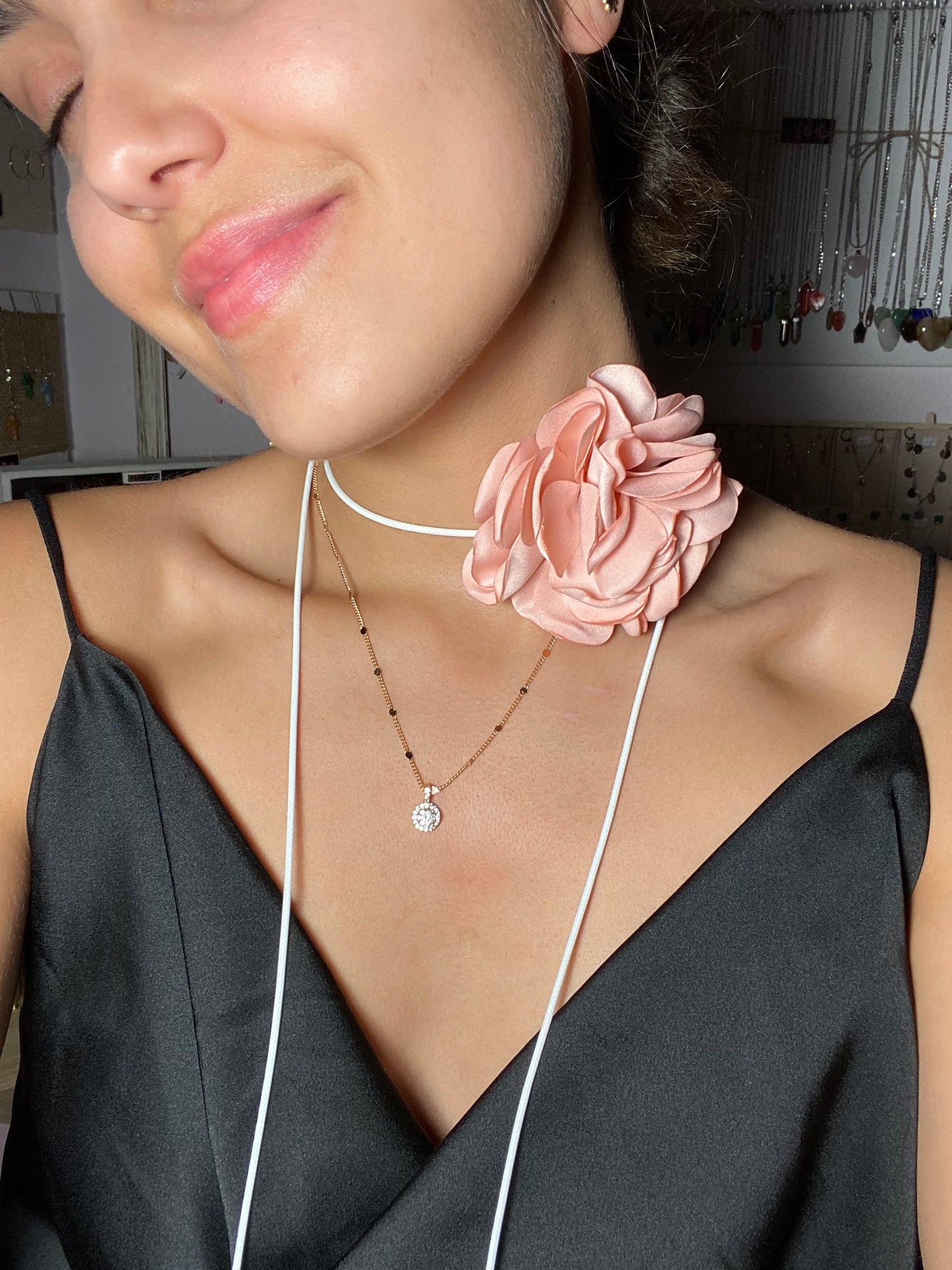 Chocker flor colores