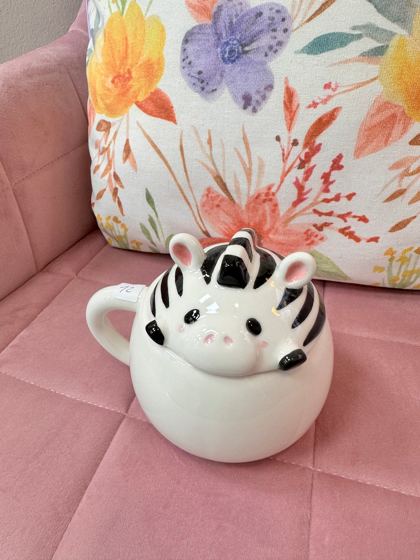 Taza tapa cebra