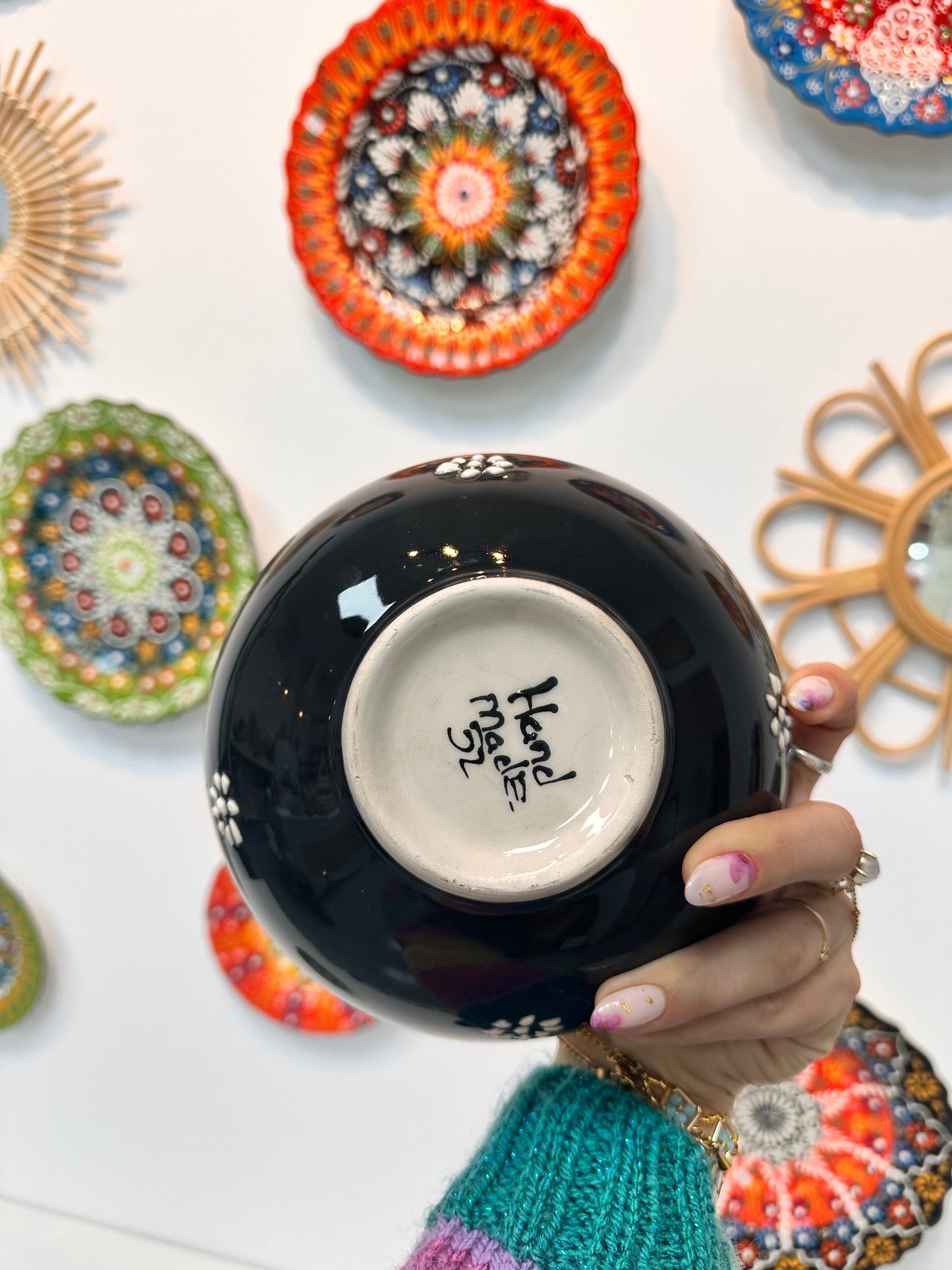 Cuenco cerámica negro