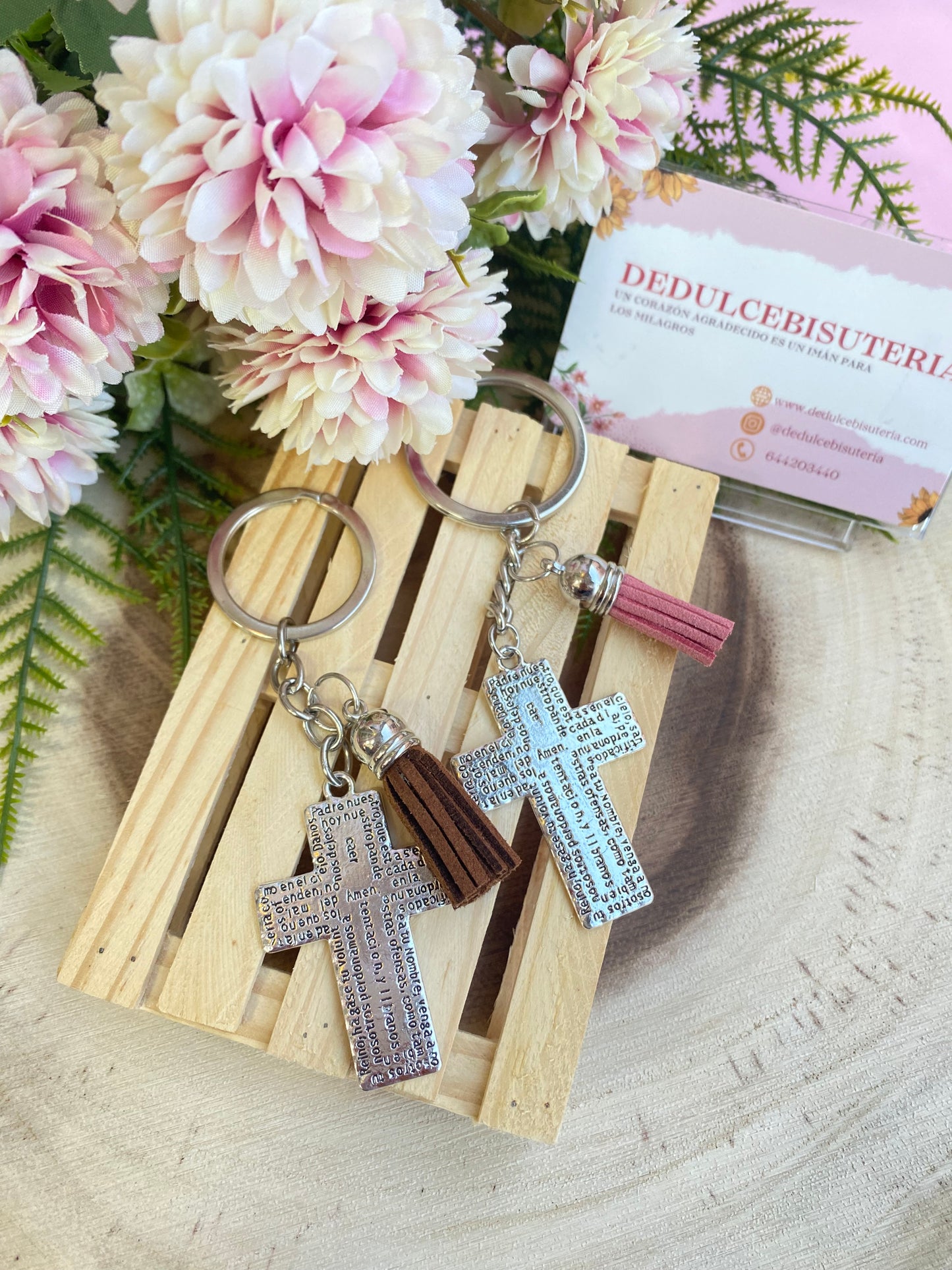 Llavero Cruz Padre Nuestro