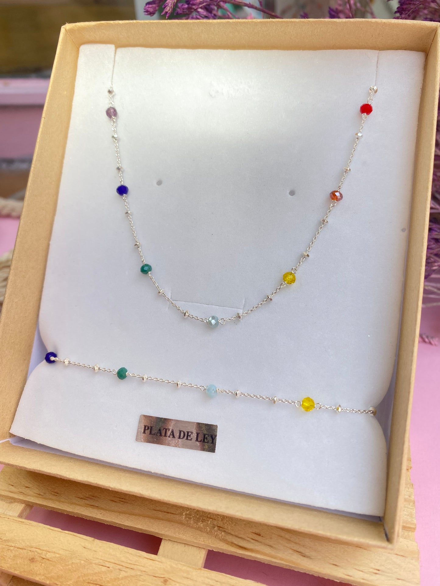 Conjunto 7 chacras Plata de Ley 925