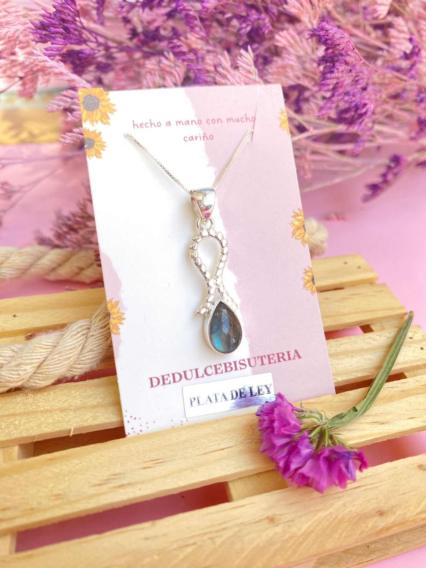 Collar gota Plata de Ley 925