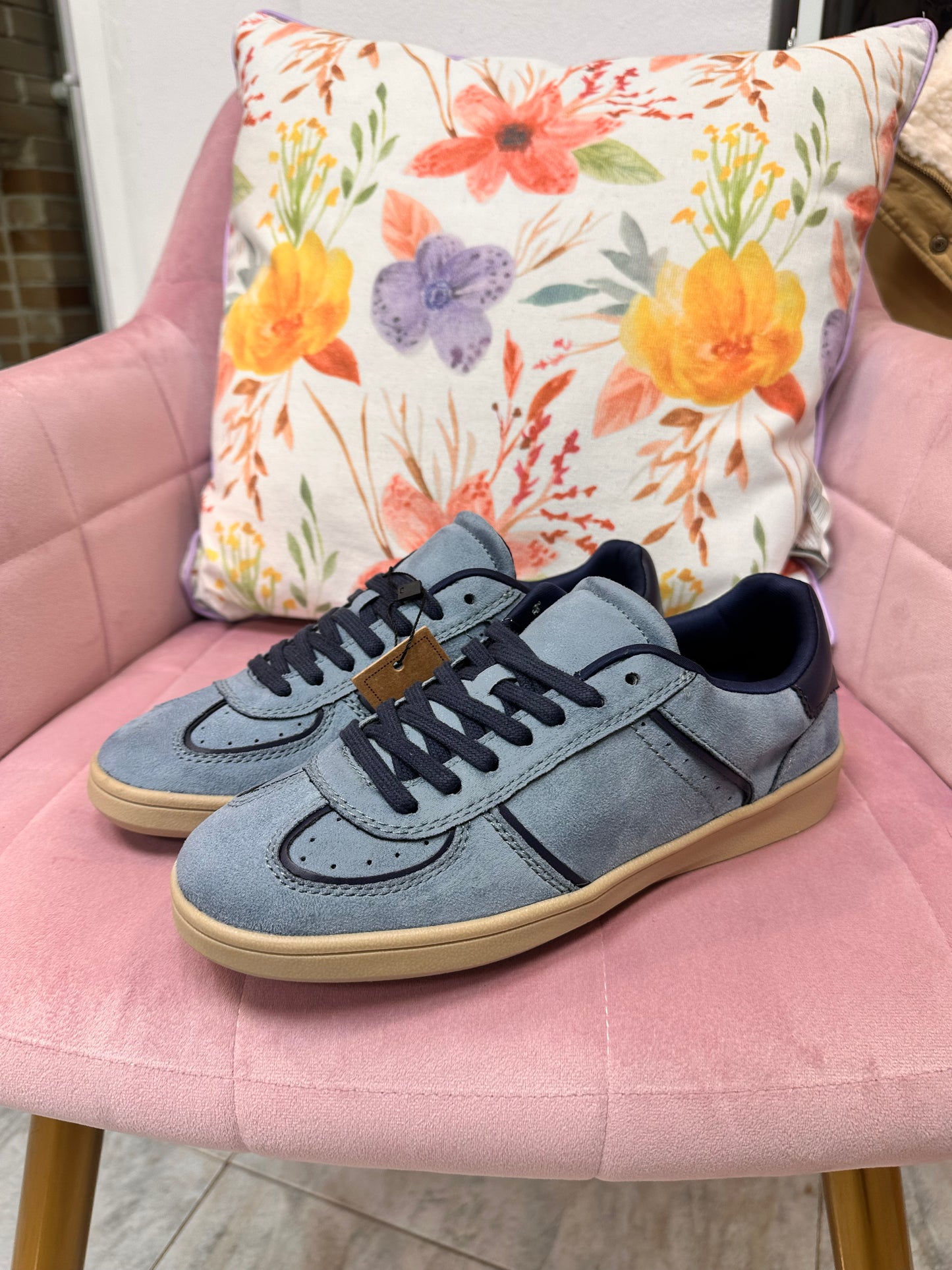 Zapatillas retro azules