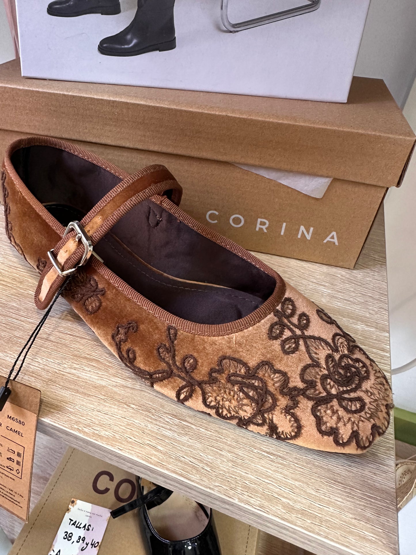 Bailarinas bordadas Corina