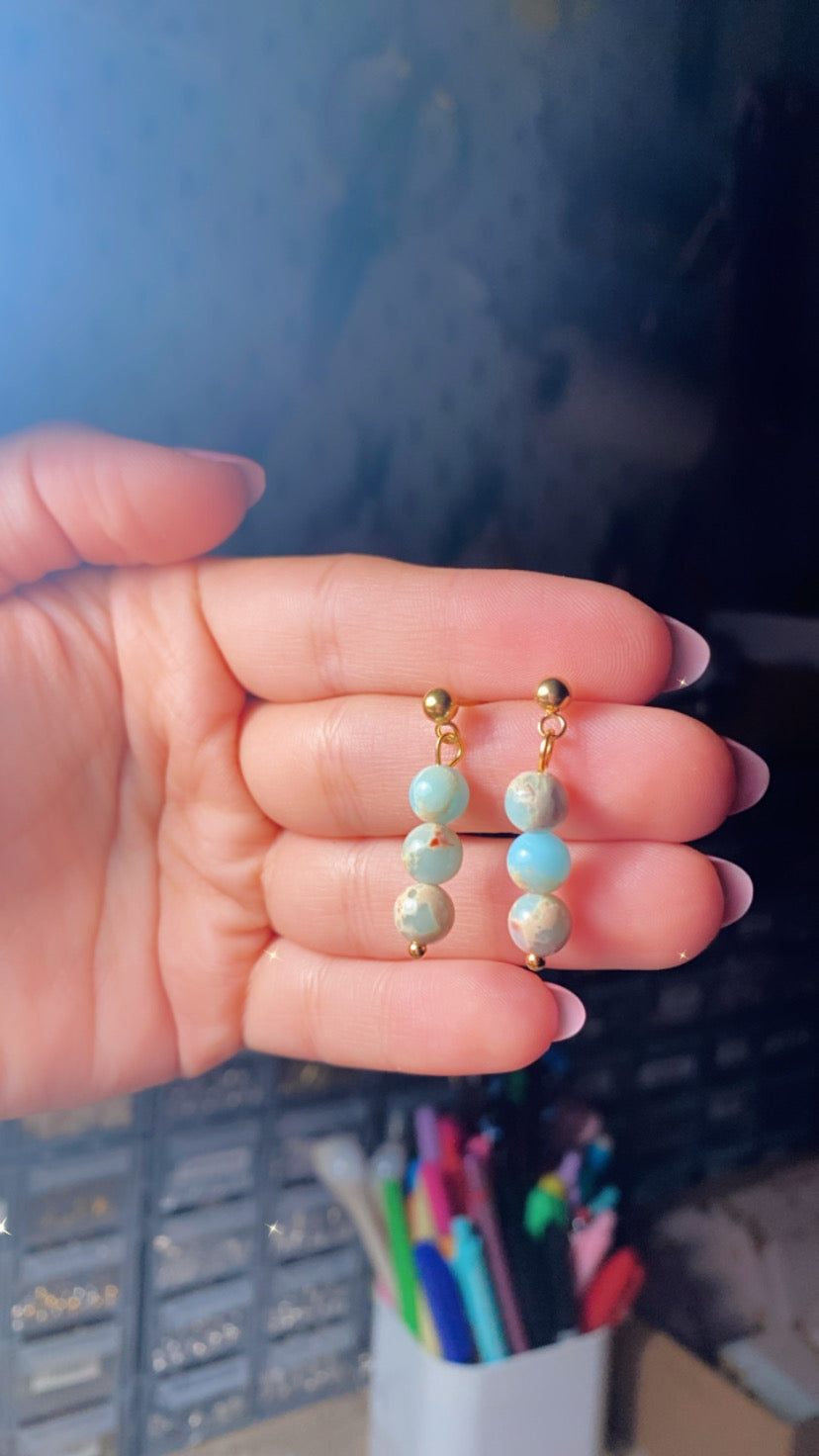 Pendientes piedras