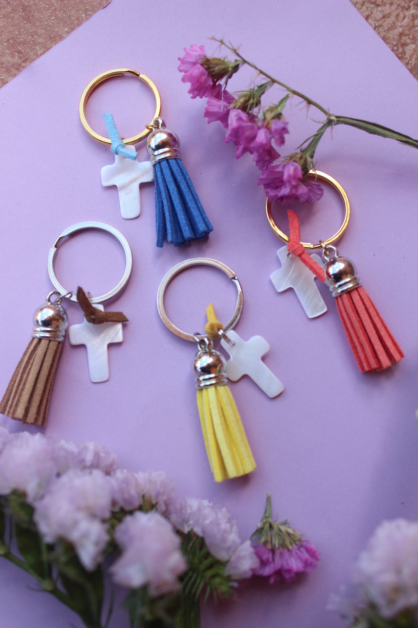 Llaveros Comunión Nácar