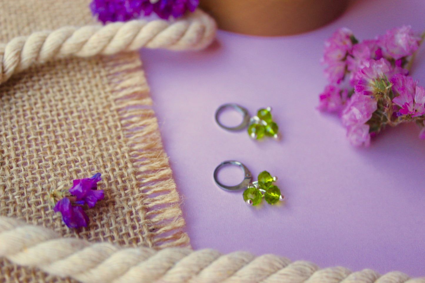 pendientes apple pie plateados
