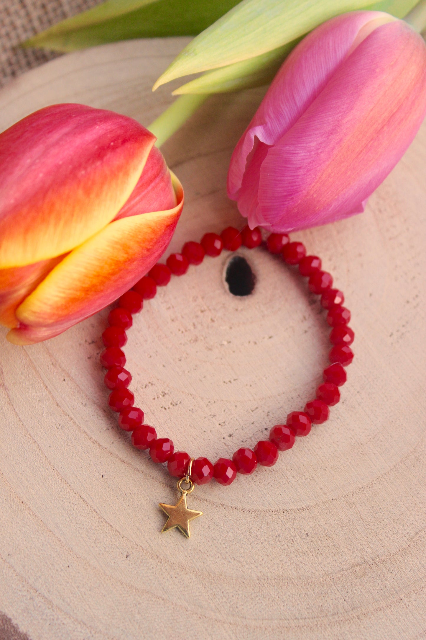 Pulsera bolitas clave de sol