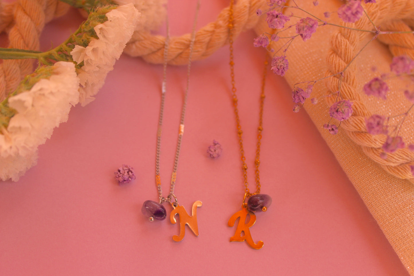 Collar inicial personalizable