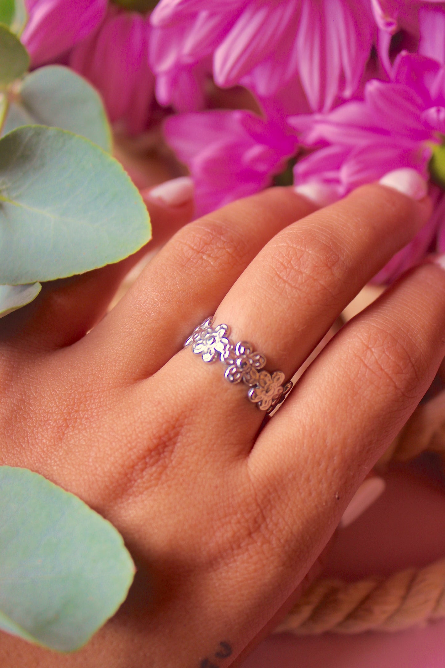 Anillo Bambi plateado