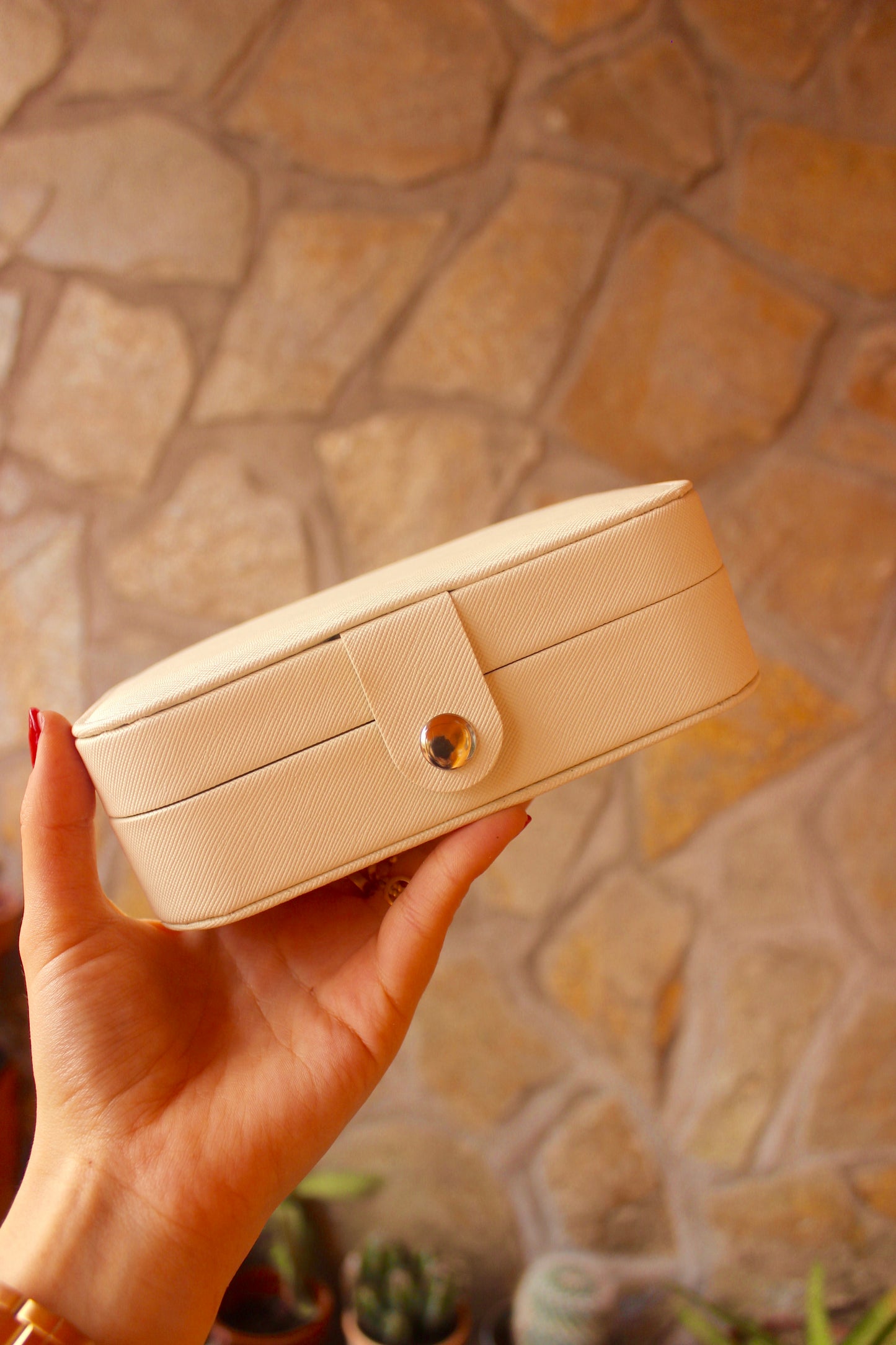 Joyero grande beige