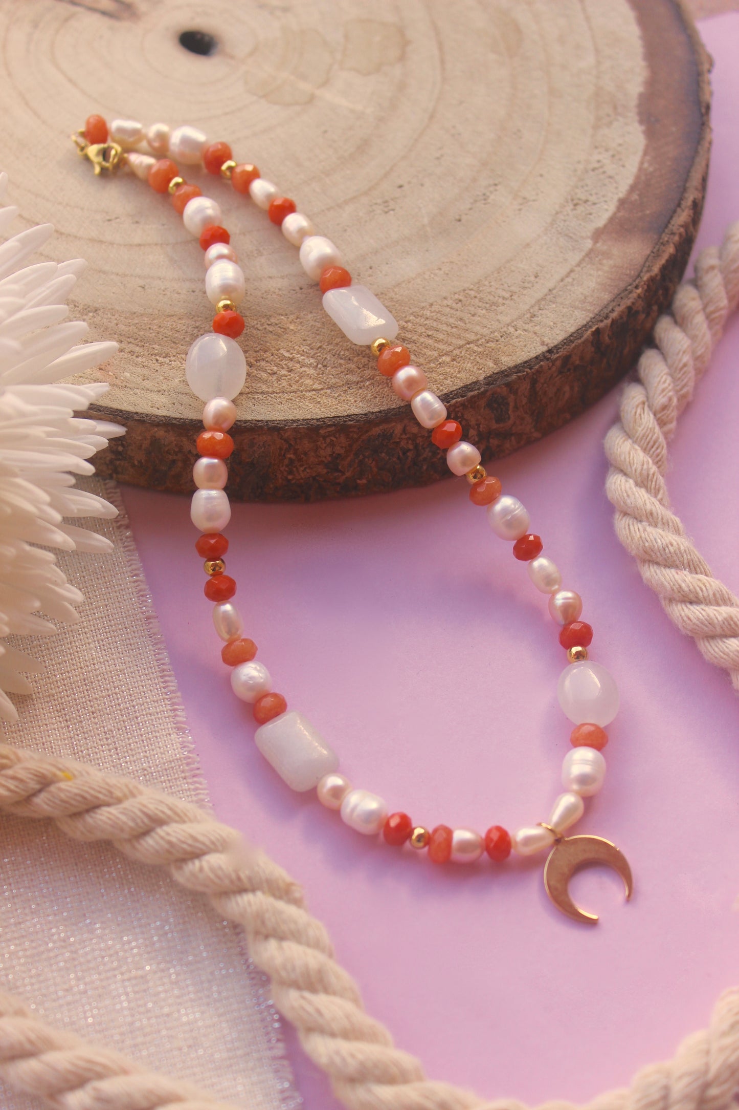 Collar Home Land y Destiny dorado