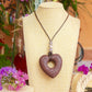 Collar magma corazón