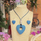 Collar magma corazón