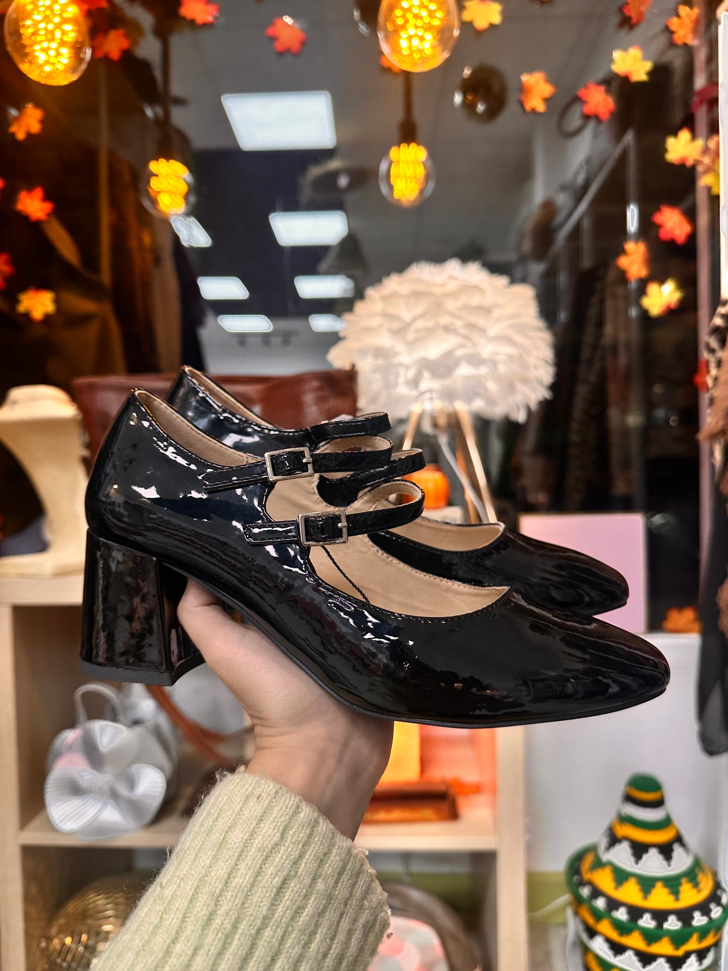 Zapato charol de los 60