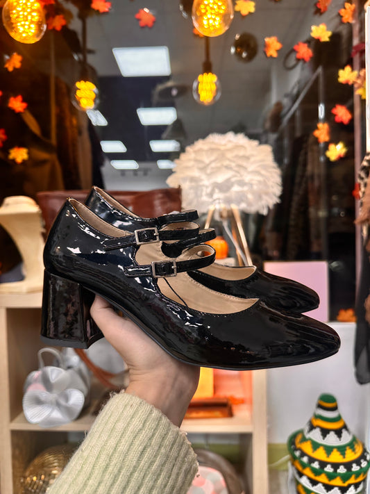 Zapato charol de los 60