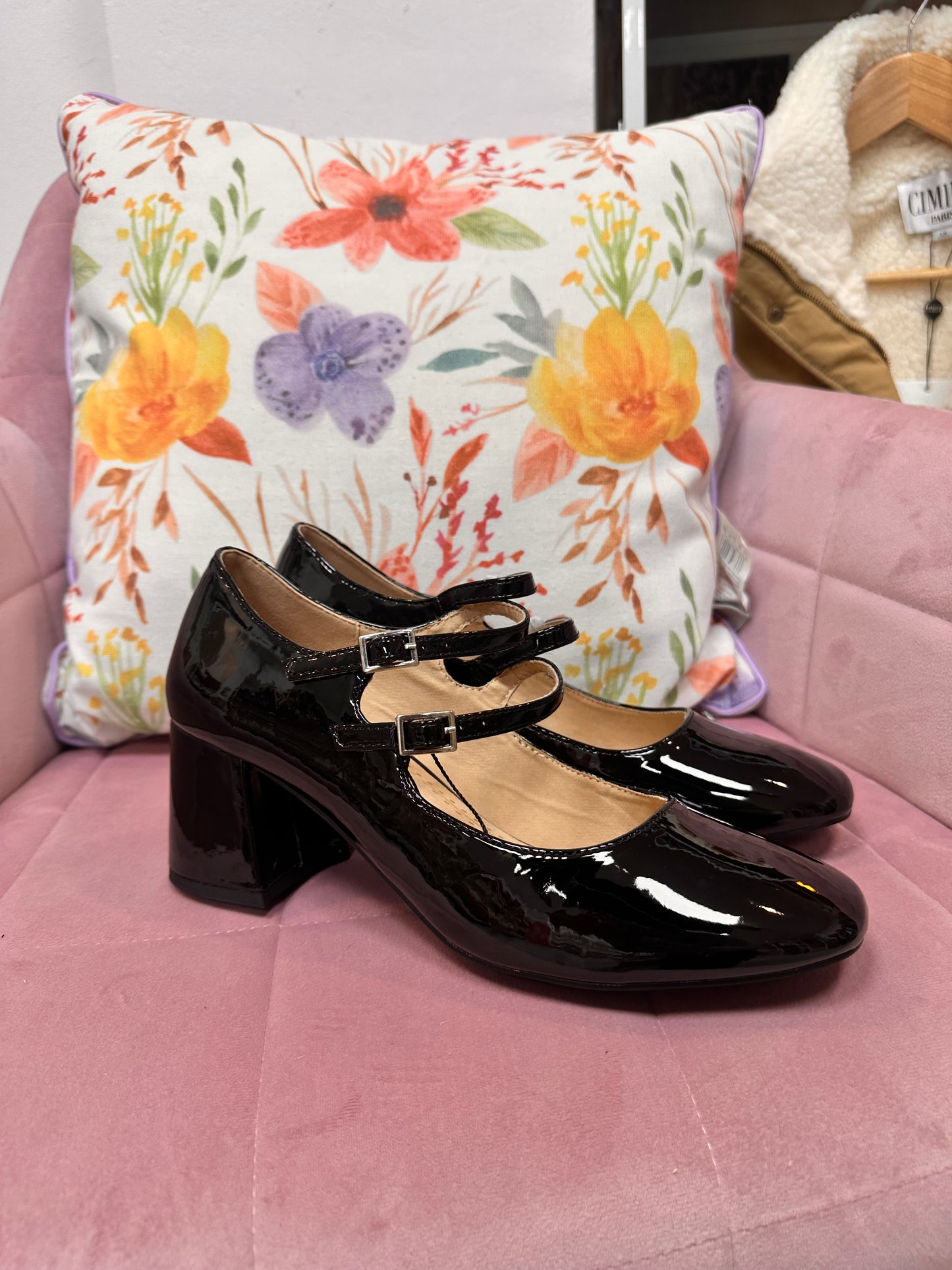 Zapato charol de los 60