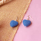 Pendientes magma azules