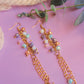 Pendientes Casiopea rosas