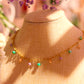 Collar confetti dorado