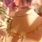 Collar confetti dorado