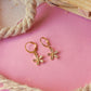 Pendientes margaritas dorados