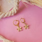 Pendientes margaritas dorados