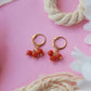 Pendientes mandarinas dorados
