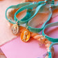 Pulseras comuniones azul