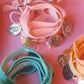 Pulseras comuniones azul