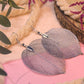 Pendientes hojas negras